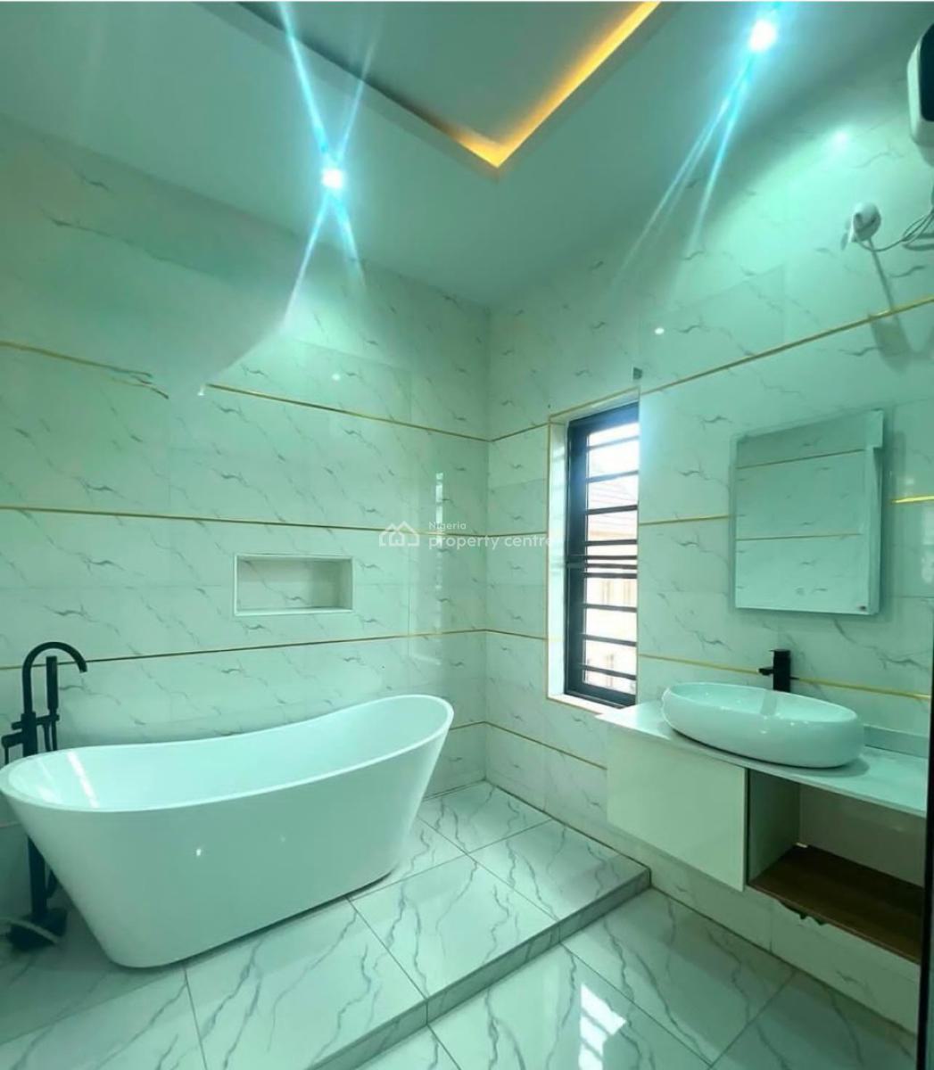 Self Serviced 4 Bedroom Fully Detached Duplex with Bq, Well Furnished, Ikota, Lekki, Lagos, Detached Duplex for Rent