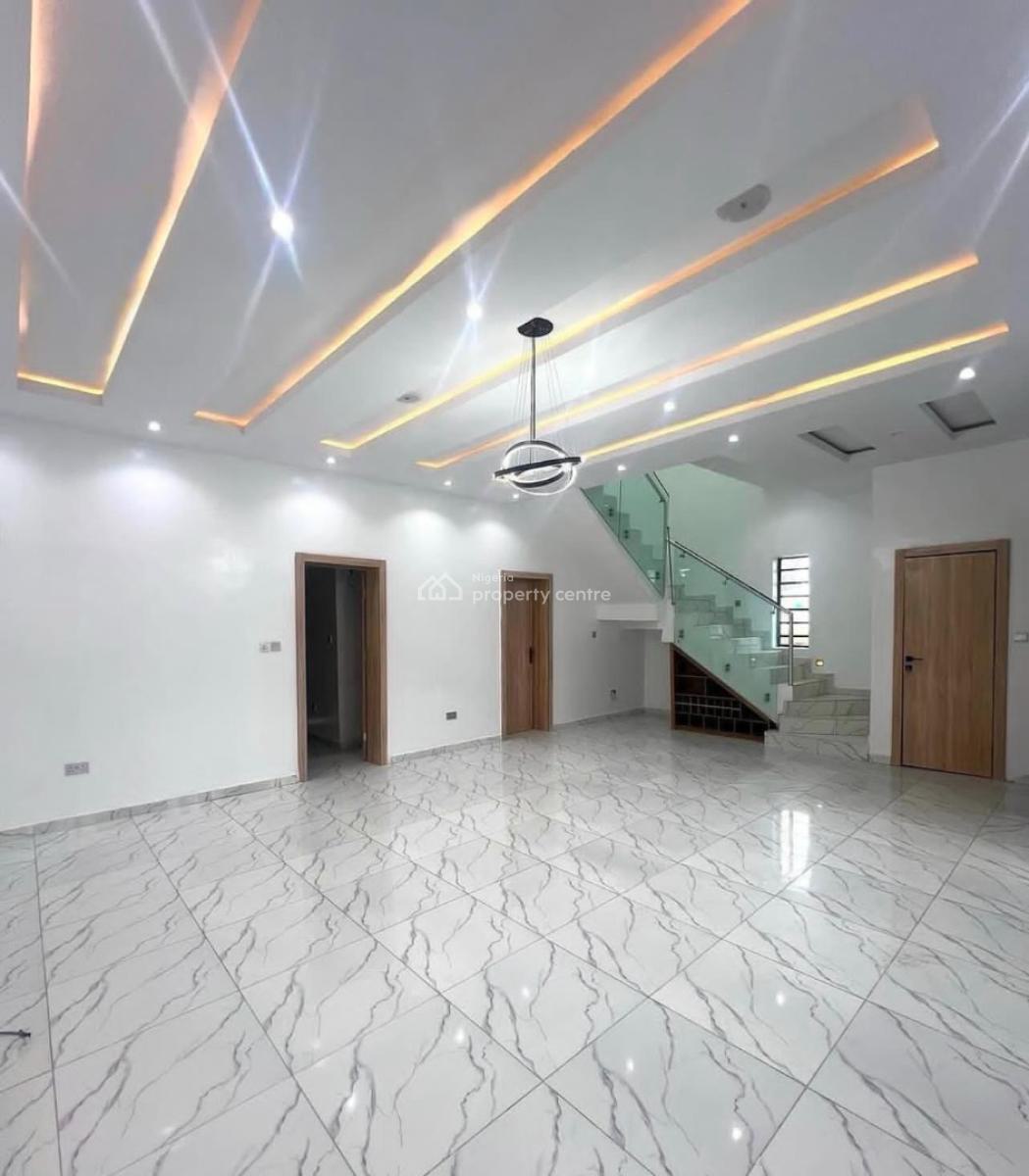 Self Serviced 4 Bedroom Fully Detached Duplex with Bq, Well Furnished, Ikota, Lekki, Lagos, Detached Duplex for Rent