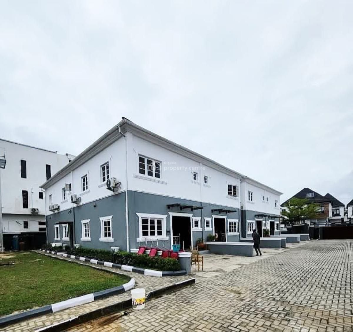 Unfurnished 4 Bedroom Duplex with a Room Bq, Oral Estate, Ikota, Lekki, Lagos, Detached Duplex for Rent