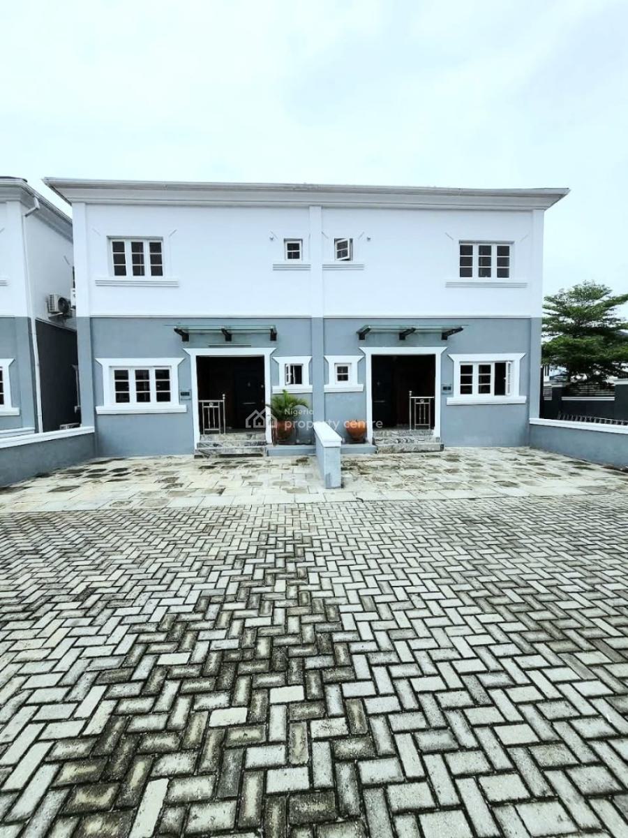 Unfurnished 4 Bedroom Duplex with a Room Bq, Oral Estate, Ikota, Lekki, Lagos, Detached Duplex for Rent