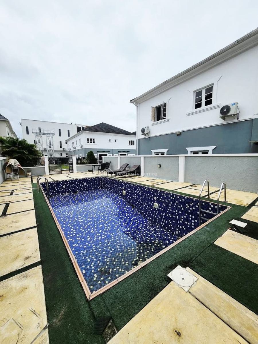 Unfurnished 4 Bedroom Duplex with a Room Bq, Oral Estate, Ikota, Lekki, Lagos, Detached Duplex for Rent