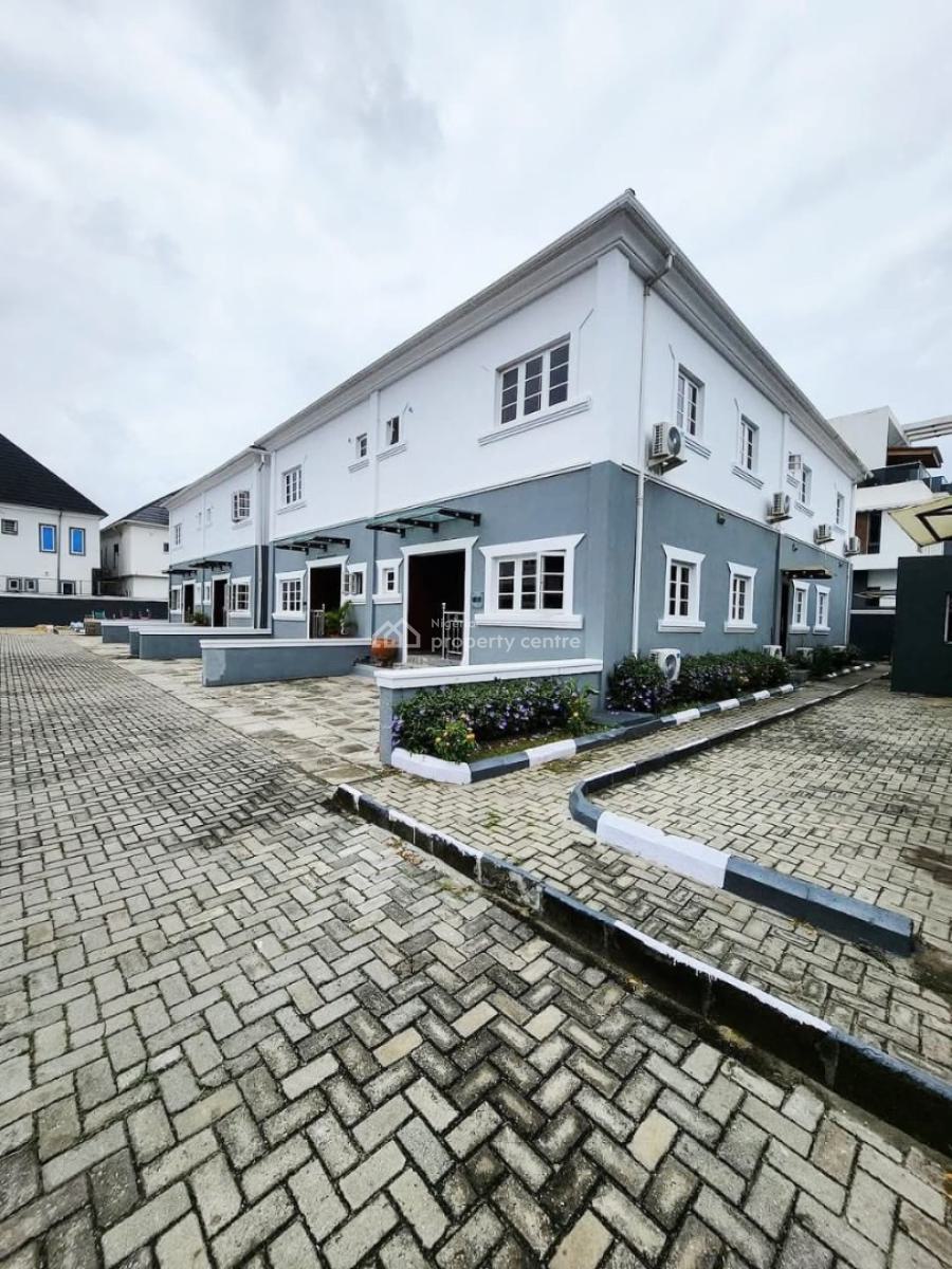 Unfurnished 4 Bedroom Duplex with a Room Bq, Oral Estate, Ikota, Lekki, Lagos, Detached Duplex for Rent