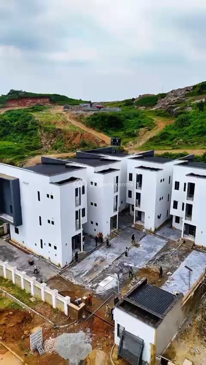 New 4 Bedroom Terrace Duplex with Bq, Behind H-medix Guzape Main, Guzape District, Abuja, Terraced Duplex for Sale