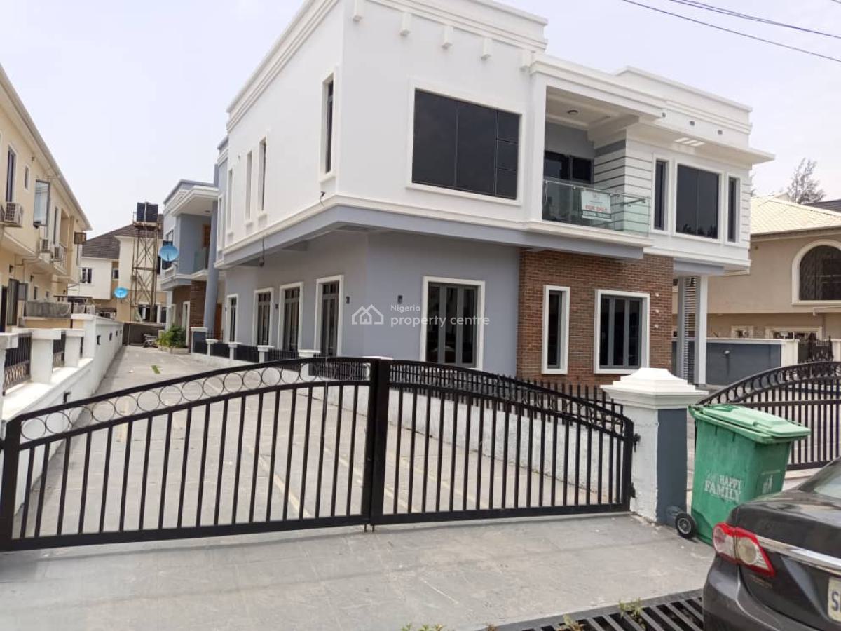 5 Bedroom Semi-detached House with a Room.bq, Lekki County, Megamound Estate, Ikota, Lekki, Lagos, Terraced Duplex for Sale