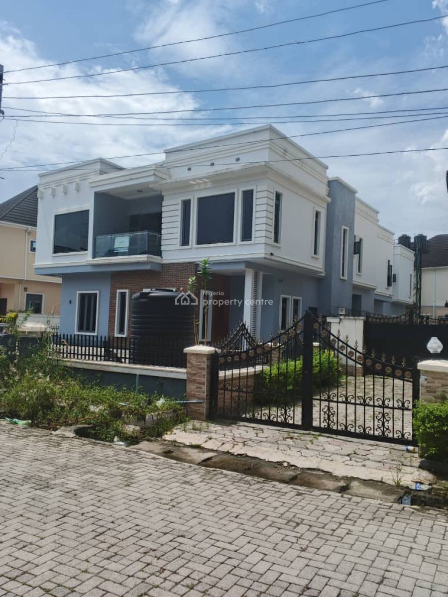 5 Bedroom Semi-detached House with a Room.bq, Lekki County, Megamound Estate, Ikota, Lekki, Lagos, Terraced Duplex for Sale