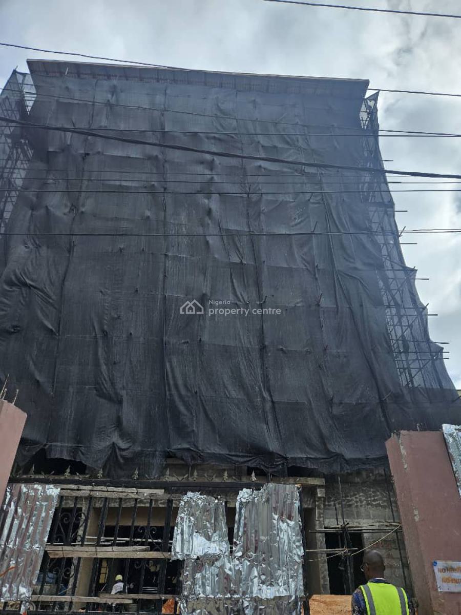 Carcass Office Building Measuring 2,100sqm Across 6 Floors, Adeniyi Jones, Ikeja, Lagos, Commercial Property for Rent