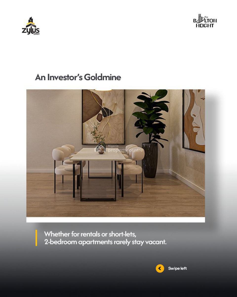 2 Bedroom Apartment with 12 Months Payment Plan, Lekki Phase 1, Lekki, Lagos, Flat / Apartment for Sale