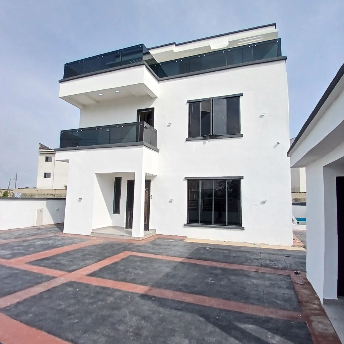 5 Bedroom Detached Duplex with Swimming Pool, Osapa, Lekki, Lagos, Detached Duplex for Sale
