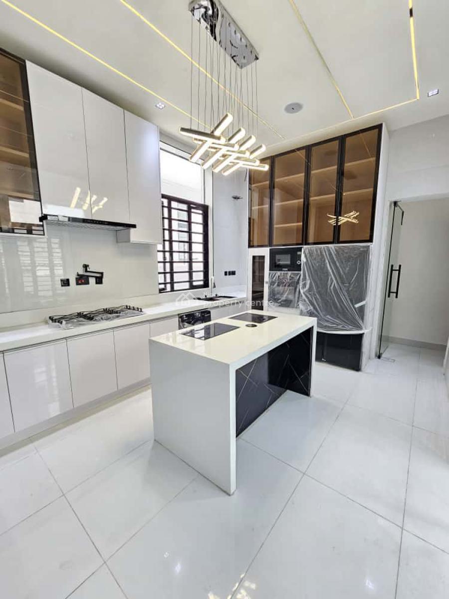 Newly Built Deluxe 5 Bedroom Fully Detached Duplex with a Pool and Bq, Chevron, Lekki, Lagos, Detached Duplex for Sale