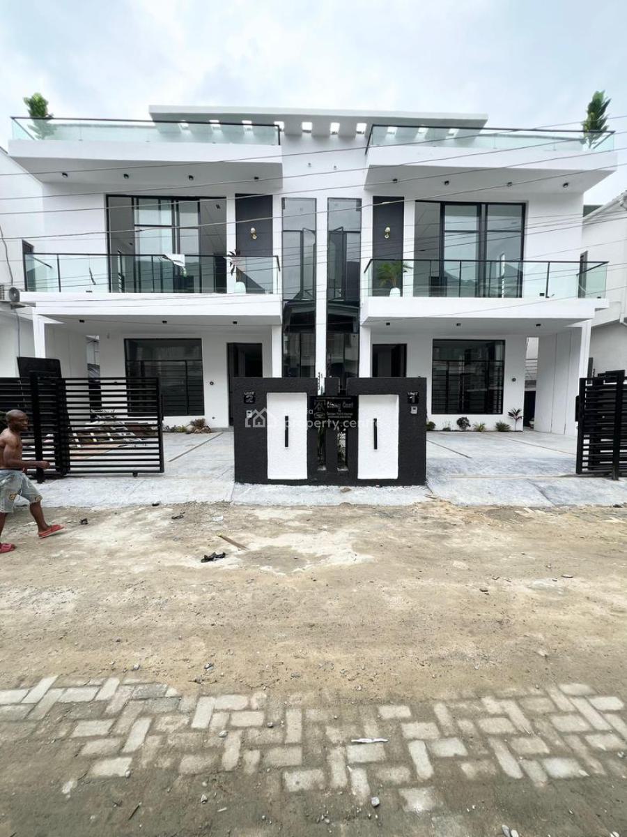 4 Bedrooms Semi Detached with Bq, Ikota, Lekki, Lagos, Semi-detached Duplex for Sale