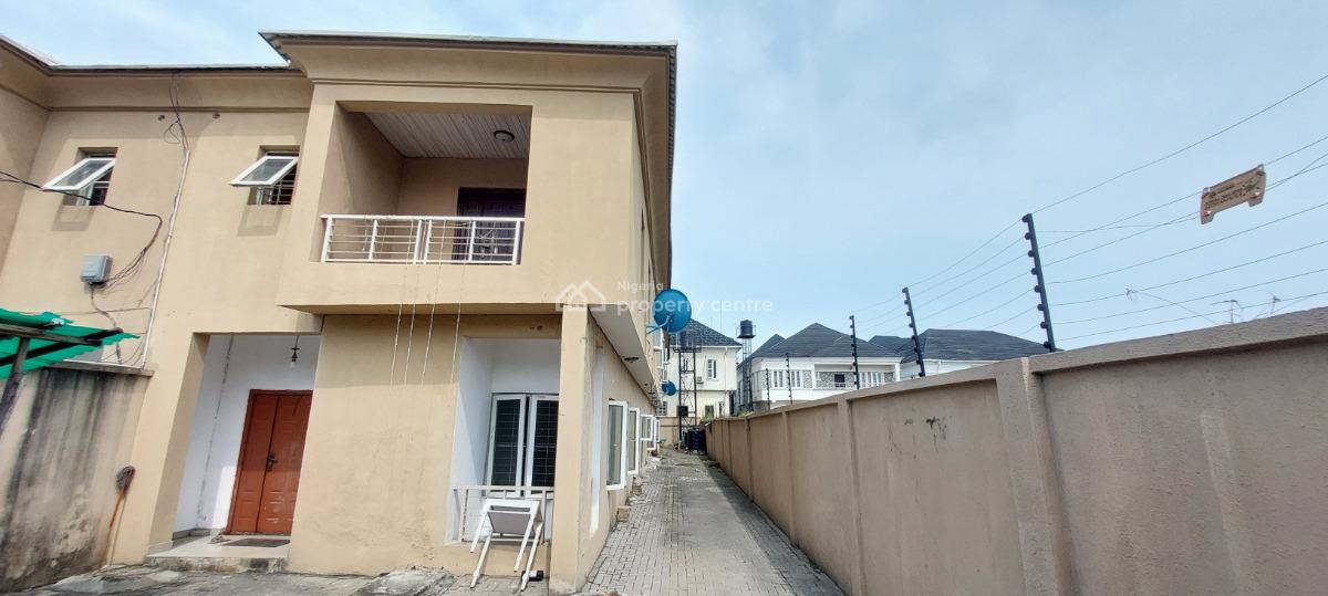 Newly Renovated 3 Bedroom Terrace Duplex with 1 Bq, Mega Chicken, Ikota Villa Estate, Ikota, Lekki, Lagos, Terraced Duplex for Rent