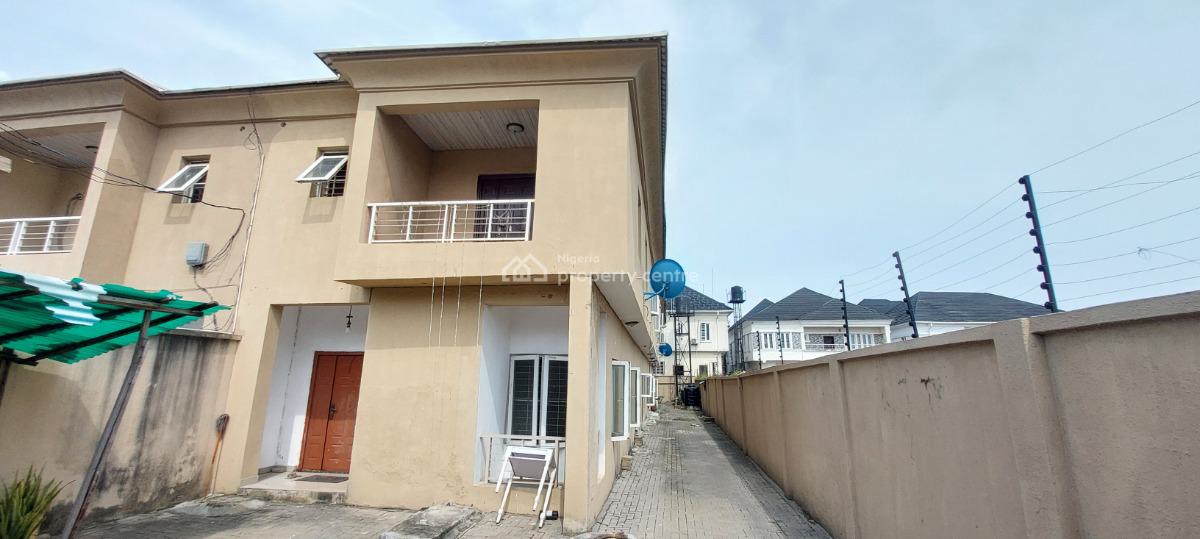 Newly Renovated 3 Bedroom Terrace Duplex with 1 Bq, Mega Chicken, Ikota Villa Estate, Ikota, Lekki, Lagos, Terraced Duplex for Rent