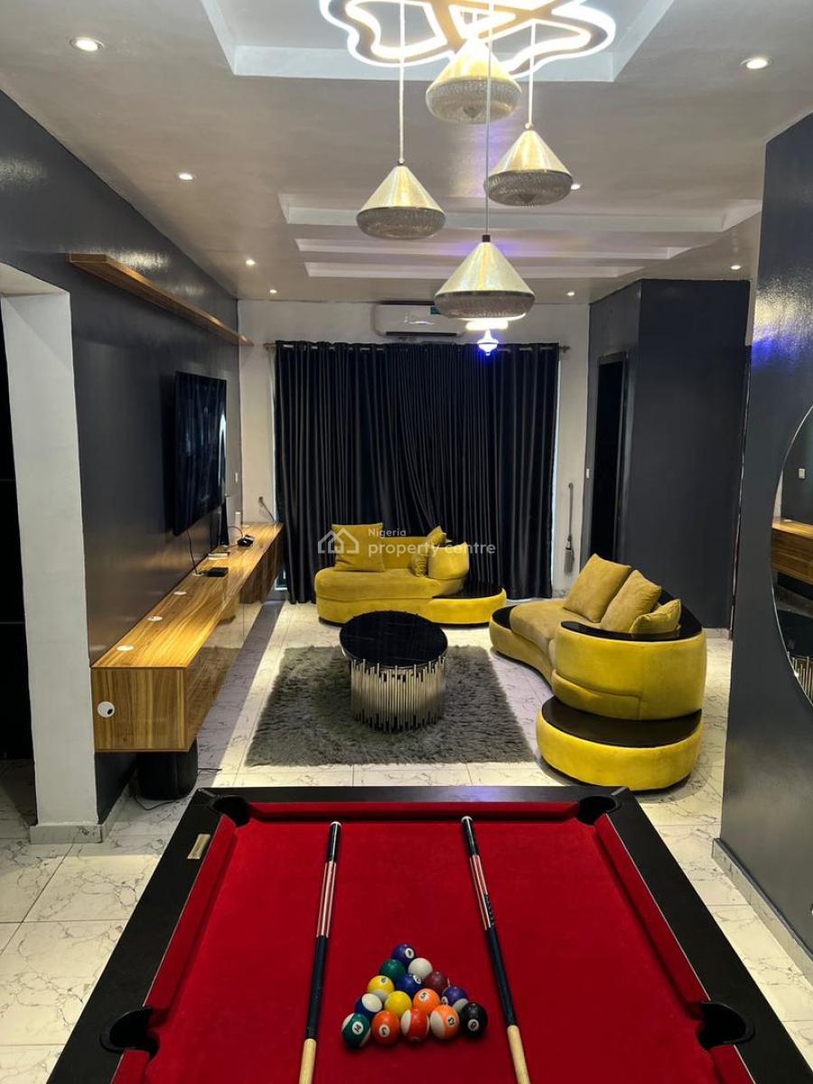 Cozy Apartment with Snooker, Ewa Court, Lekki, Lagos, Flat / Apartment Short Let