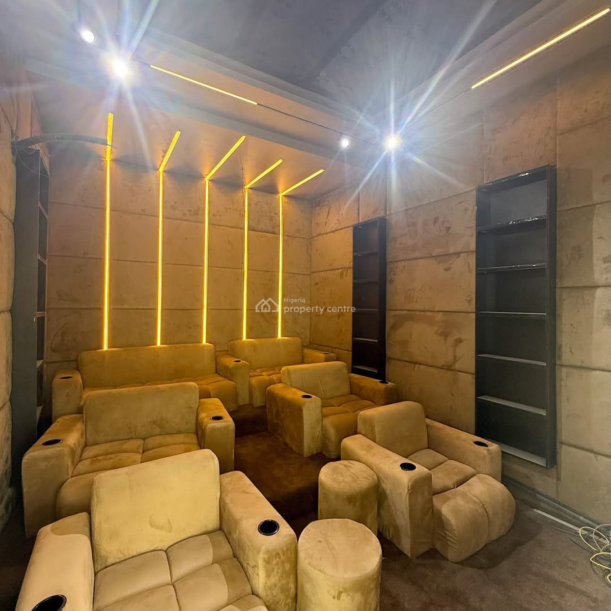 Brand New 5 Bedroom Fully Detached Duplex with Pool, Cinema, Elevator, Osapa, Lekki, Lagos, Detached Duplex for Sale