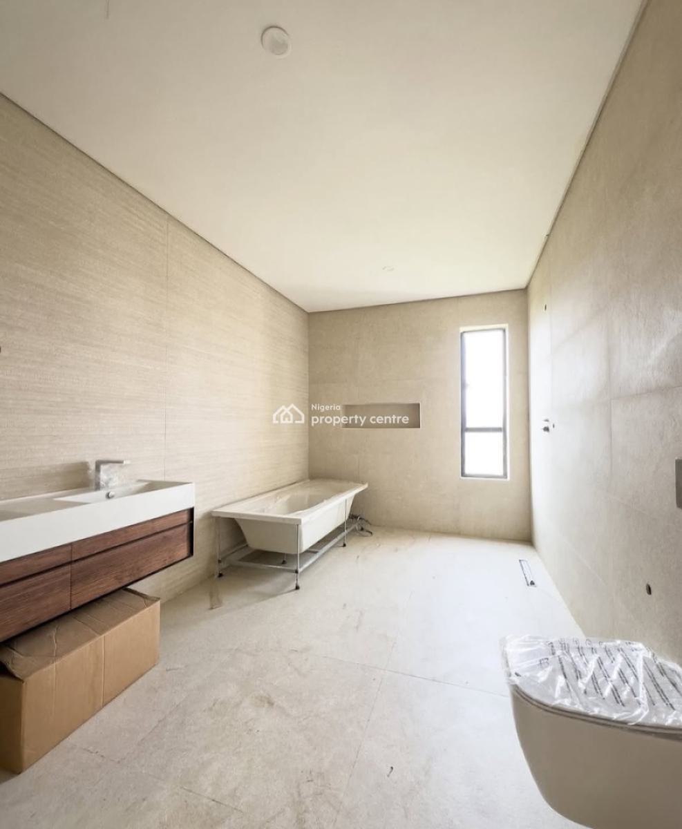 Waterfront 5bedroom House on 3floors with Gym and Pool, Banana Island, Ikoyi, Lagos, Terraced Duplex for Rent