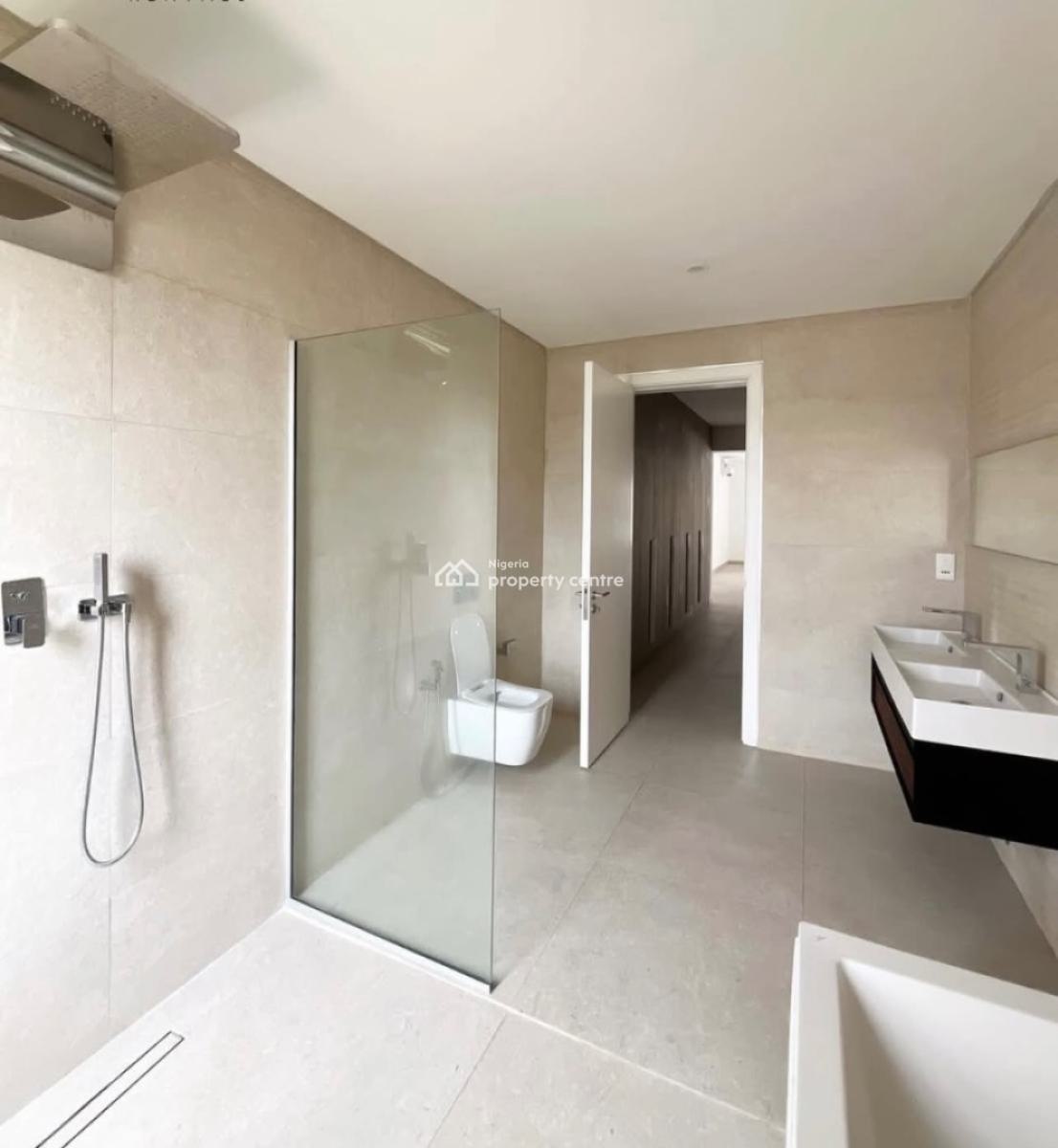 Waterfront 5bedroom House on 3floors with Gym and Pool, Banana Island, Ikoyi, Lagos, Terraced Duplex for Rent