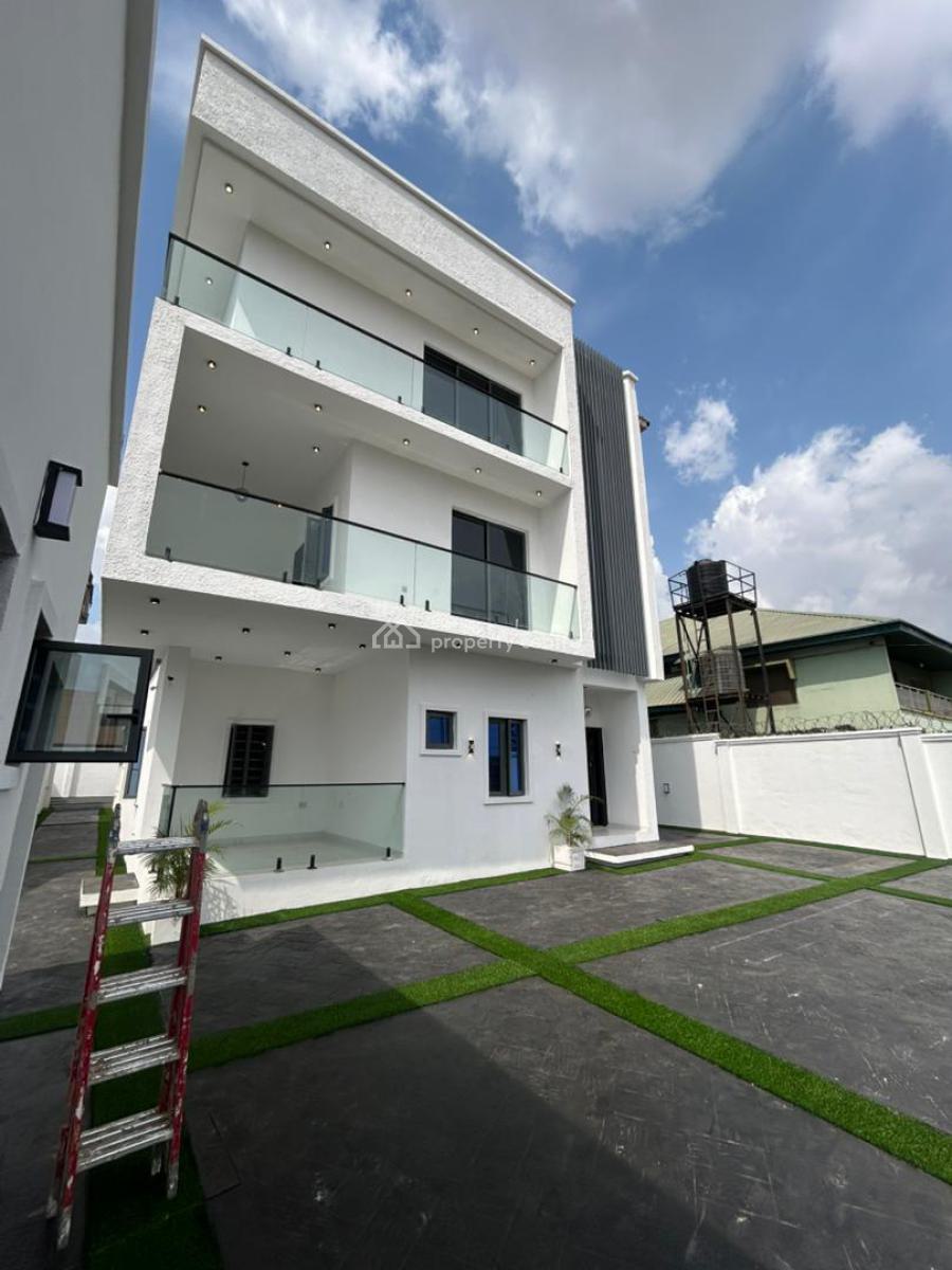 Newly Built Luxury & Smart 5 Bedroom Penthouse with a Bq, Oluyole Estate, Ibadan, Oyo, Detached Duplex for Sale