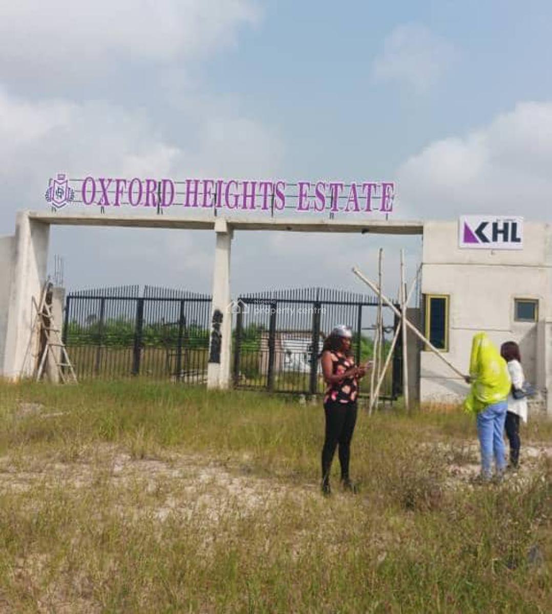 Land with Gazette and Perimeter Fencing, Oxford Heights Estate, Awoyaya, Ibeju Lekki, Lagos, Residential Land for Sale