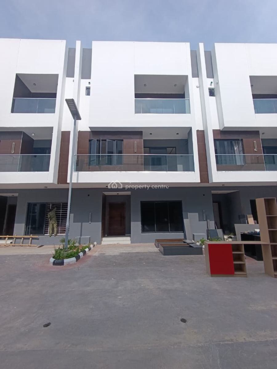 Newly Built 4 Bedroom Terrace Duplex with Bq, Off Freedom Way, Lekki Phase 1, Lekki, Lagos, Terraced Duplex for Rent