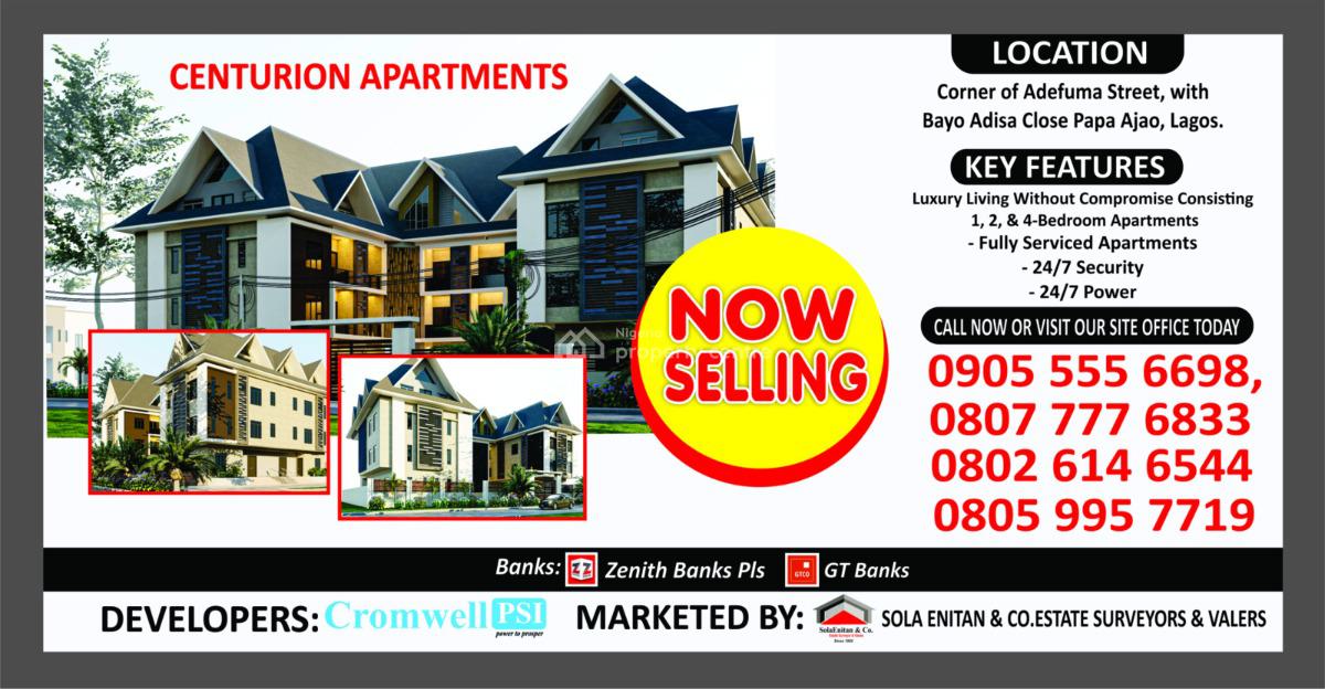 The Centurion Apartments, Bayo Adisa Close/ Adefuwa Street, Off Isolo Road, Papa Ajao, Papa Ajao, Mushin, Lagos, Flat / Apartment for Sale