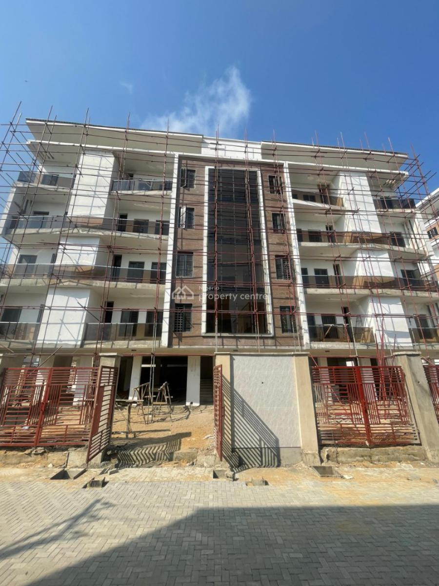 Well Constructed 4 Bedroom Apartment Plus Bq in a Secured Estate, Lekki Phase 1, Lekki, Lagos, Block of Flats for Sale