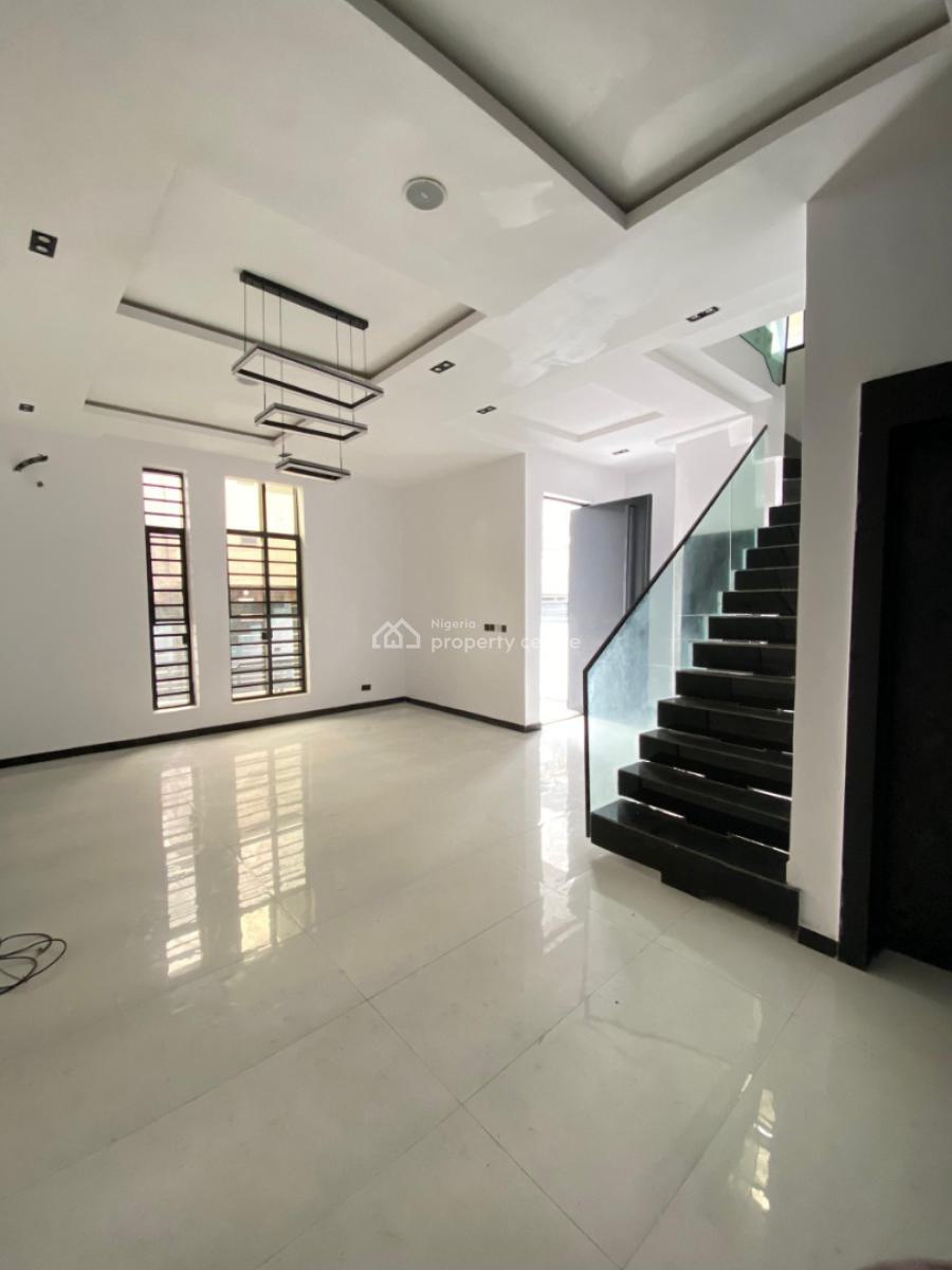 Elegant 4 Bedroom Semi Detached Duplex with Bq in a Secured Estate, Ikate, Lekki, Lagos, Semi-detached Duplex for Sale