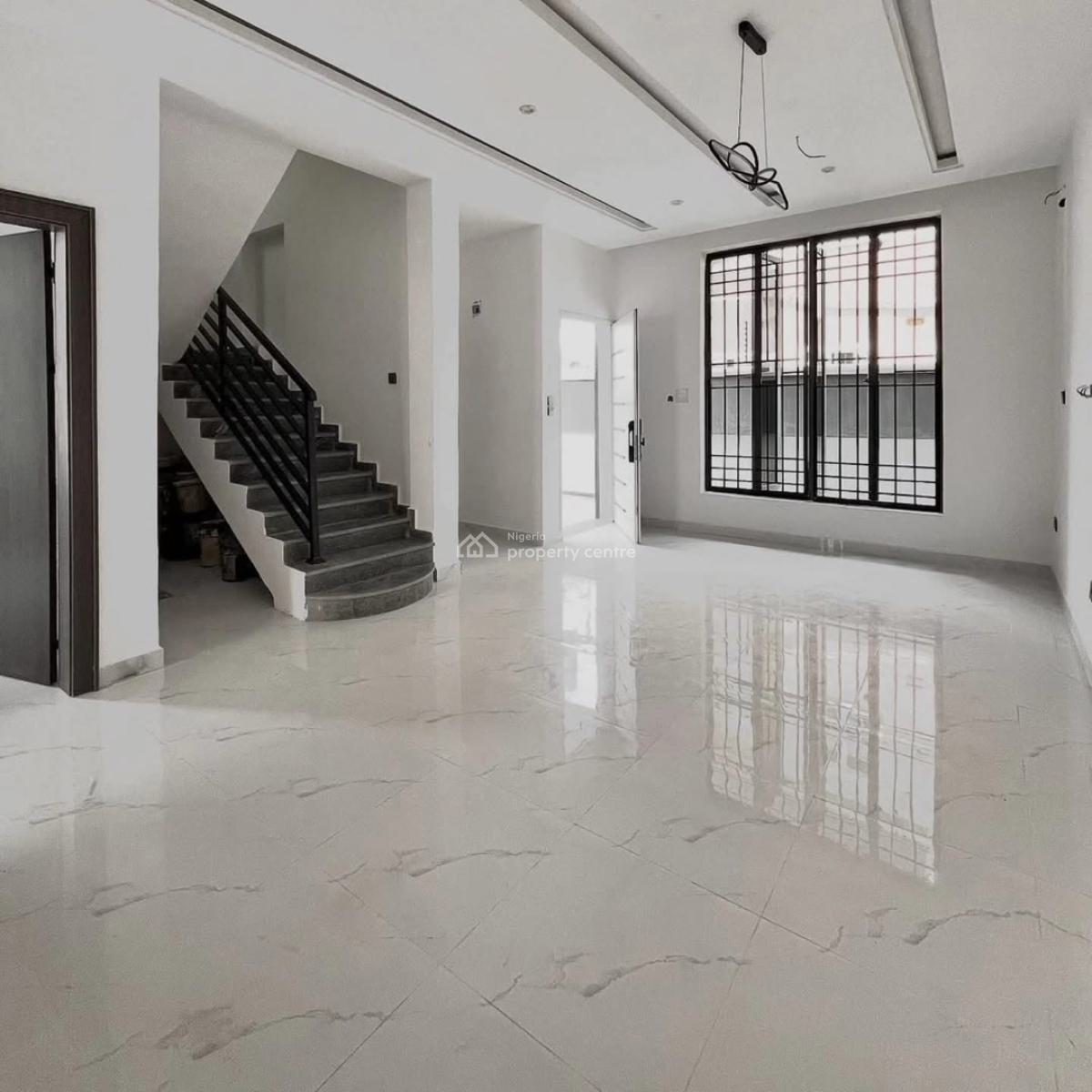 Brand New 4 Bedroom Spacious Terrace Duplex with Bq, Tarred Road, Serene Neighborhood, Good Access Road, Apo Resettlement, Apo, Abuja, Terraced Duplex for Sale