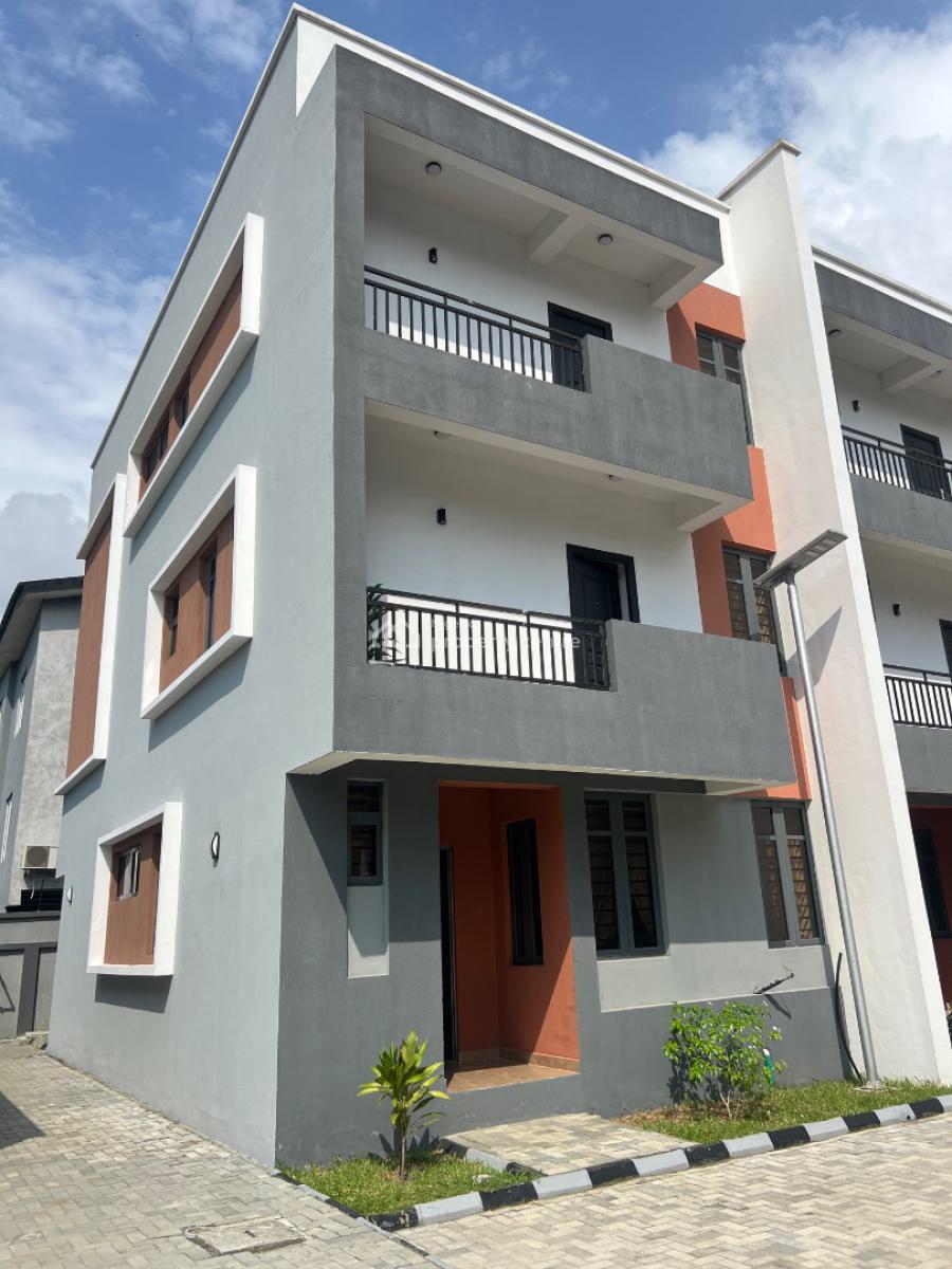 Spacious Four Bedrooms with Bq, Off Freedom Way, Lekki Phase 1, Lekki, Lagos, Terraced Duplex for Sale