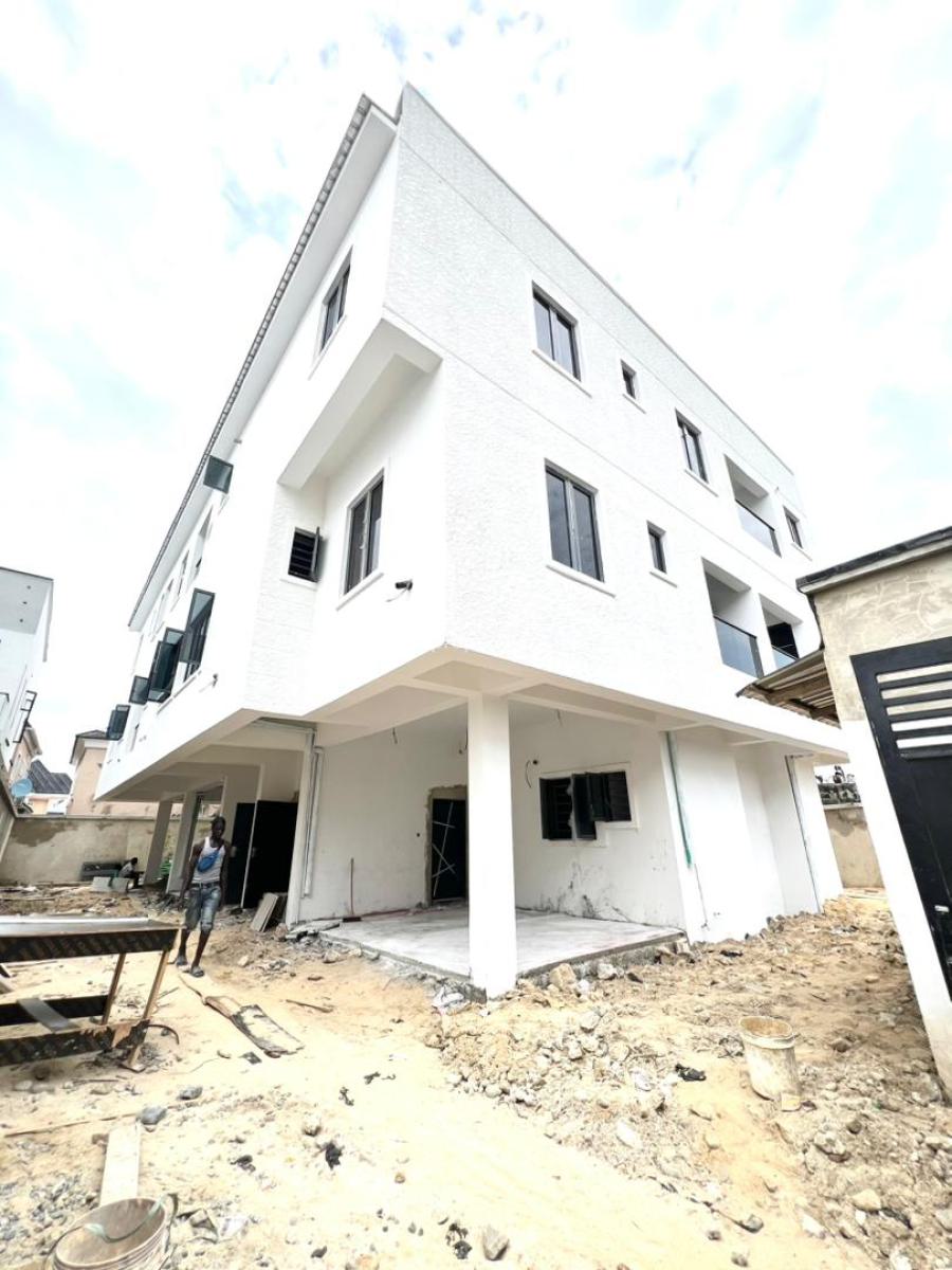 Newly Built 3 Bedroom Maisonette with Bq in a Secure Estate, Ikota, Lekki, Lagos, Flat / Apartment for Sale