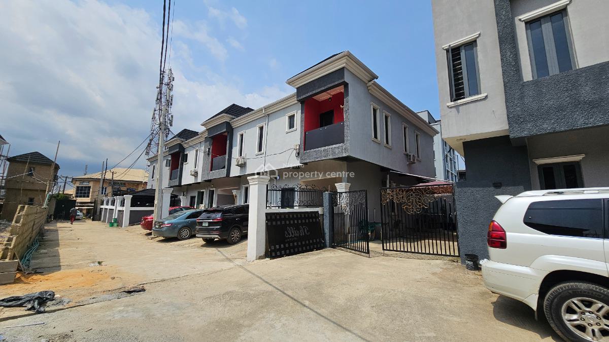Fantastic and Newly Built 4-bedroom Terrace Duplex with a Room Bq, Ifako, Gbagada, Lagos, Terraced Duplex for Sale