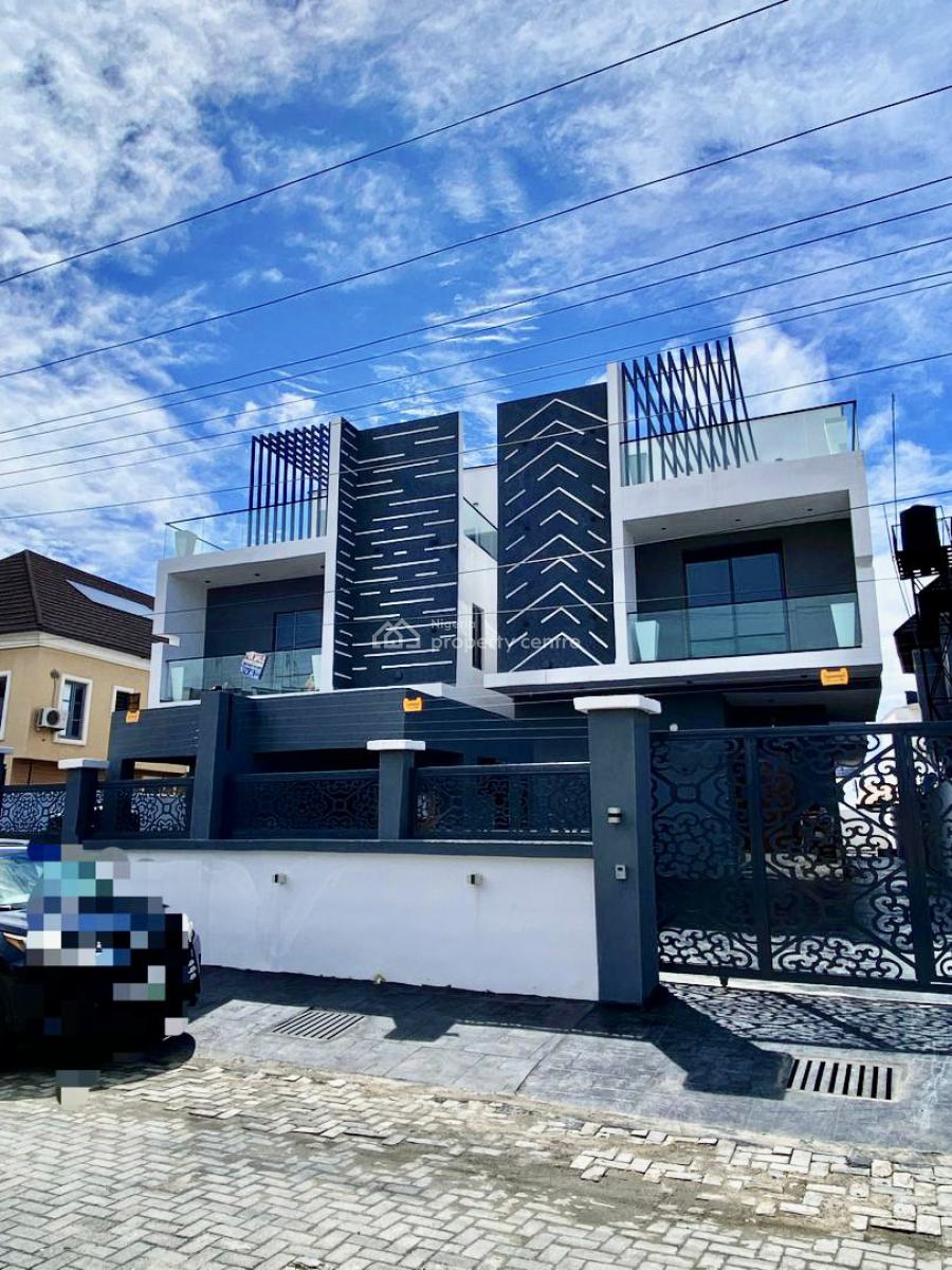 Well Built Luxuy 5 Bedroom Detached Duplex with Rooftop Terrace & Pool, Well Secured Beautiful and Serene Estate., Ikota, Lekki, Lagos, Detached Duplex for Sale