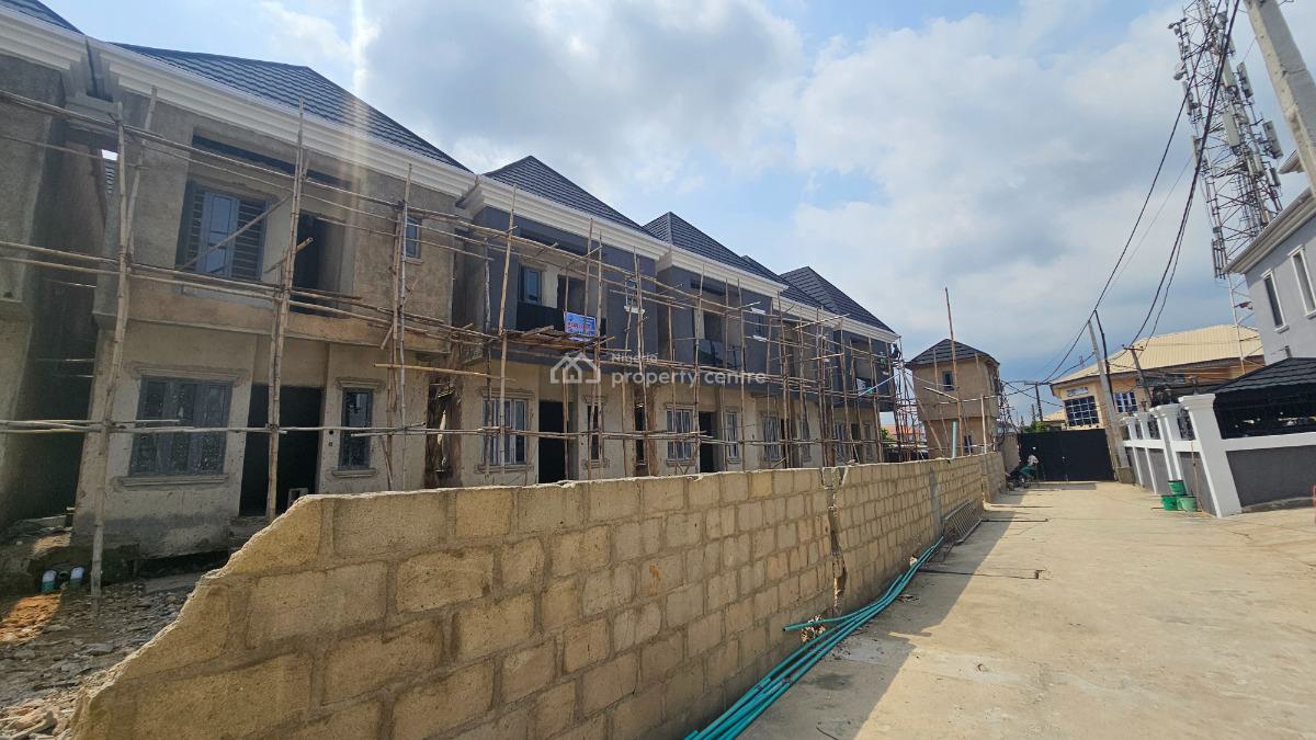 Solid, Carcass and Fantastic 4 Bedroom Terrace Duplex, Ifako, Gbagada, Lagos, Terraced Duplex for Sale