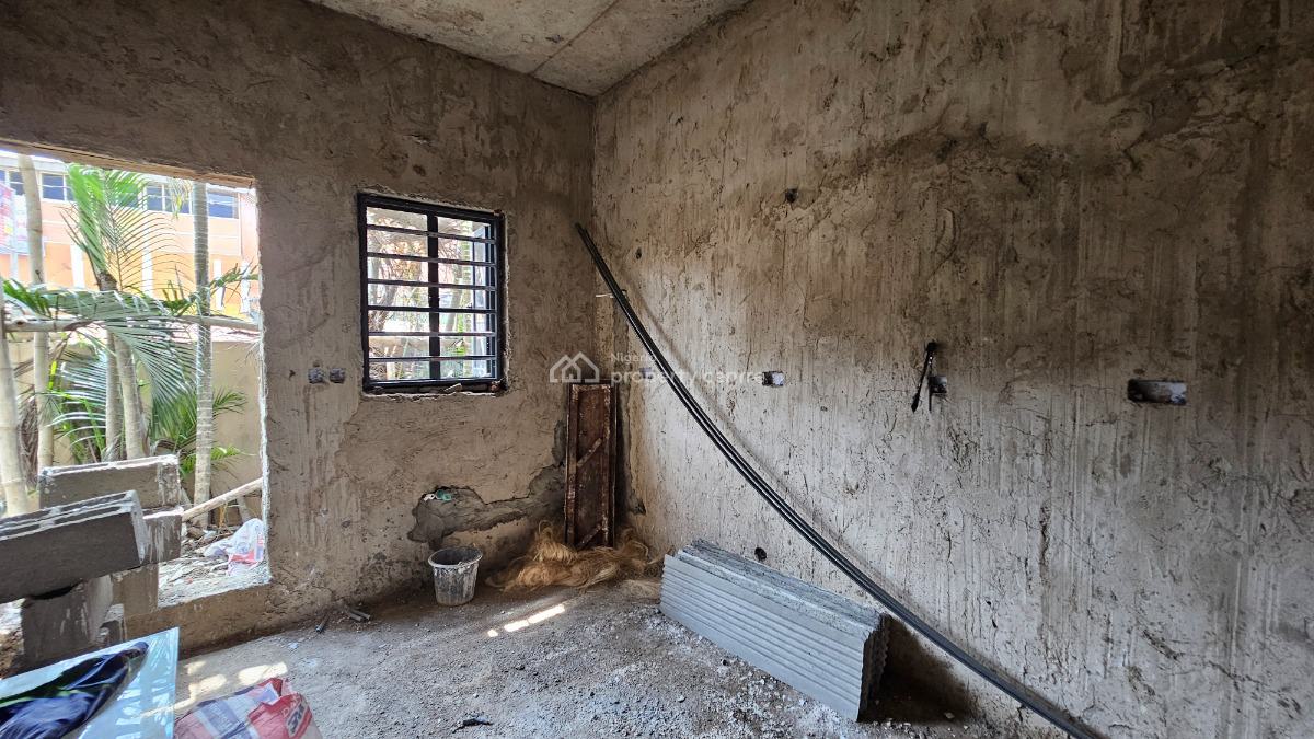 Solid, Carcass and Fantastic 4 Bedroom Terrace Duplex, Ifako, Gbagada, Lagos, Terraced Duplex for Sale