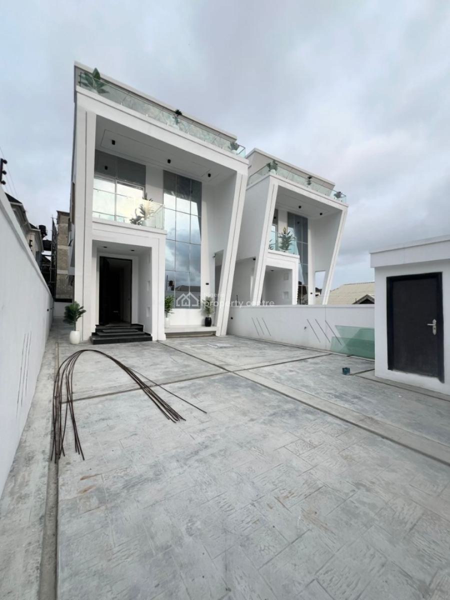 Luxury 5bedroom Fully Detached Duplex with Pool, Bq in a Secure Estate, Ologolo, Lekki, Lagos, Detached Duplex for Sale