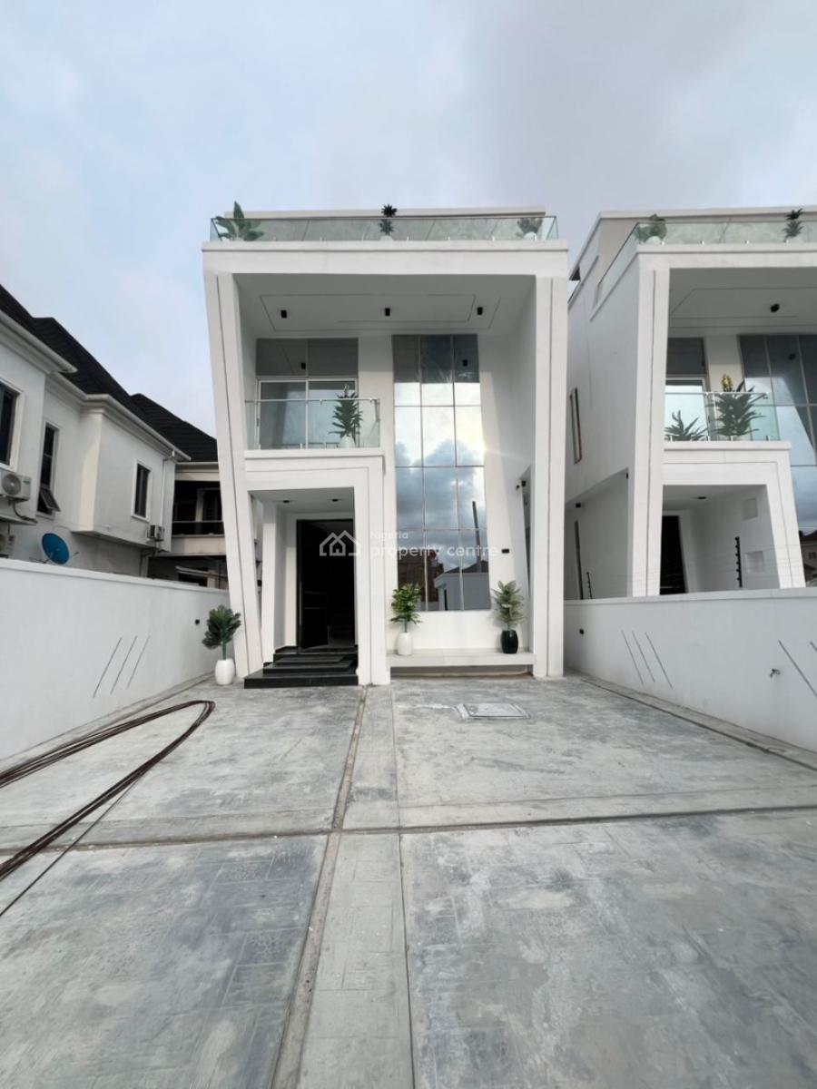 Luxury 5bedroom Fully Detached Duplex with Pool, Bq in a Secure Estate, Ologolo, Lekki, Lagos, Detached Duplex for Sale