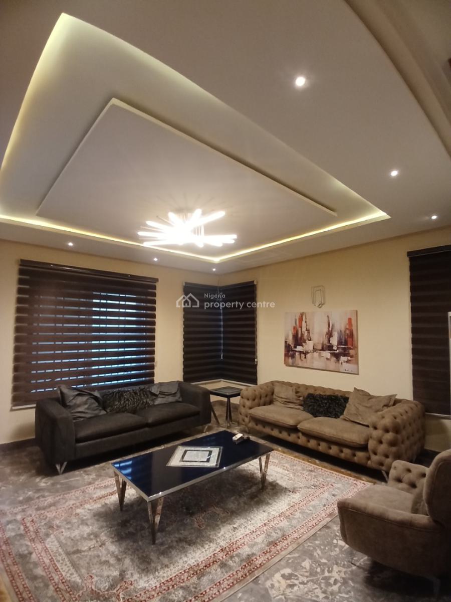 Fully Furnished 4 Bedroom Detached Duplex with 1room Bq, Guzape Abuja Diplomatic Zone, Guzape District, Abuja, Terraced Duplex for Rent