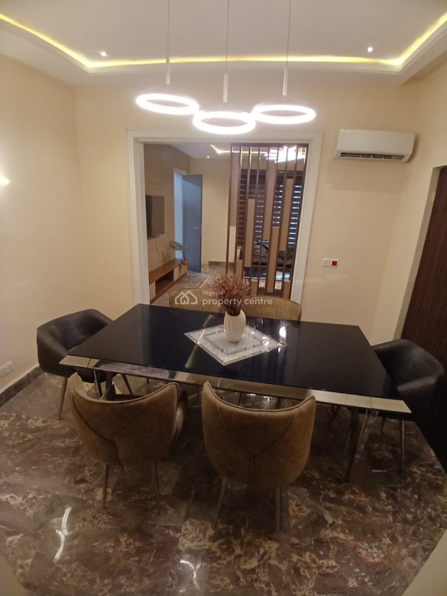 Fully Furnished 4 Bedroom Detached Duplex with 1room Bq, Guzape Abuja Diplomatic Zone, Guzape District, Abuja, Terraced Duplex for Rent