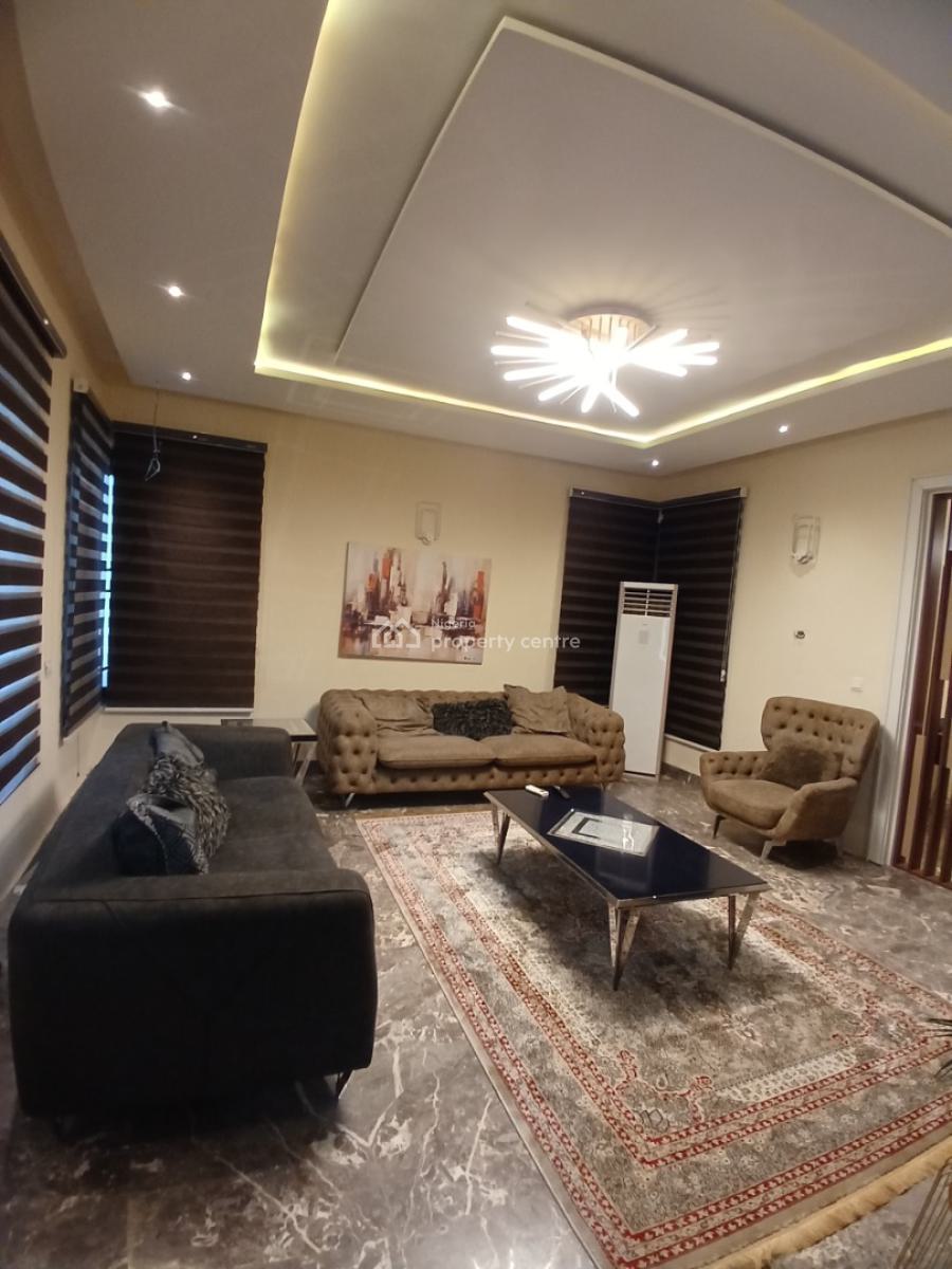 Fully Furnished 4 Bedroom Detached Duplex with 1room Bq, Guzape Abuja Diplomatic Zone, Guzape District, Abuja, Terraced Duplex for Rent