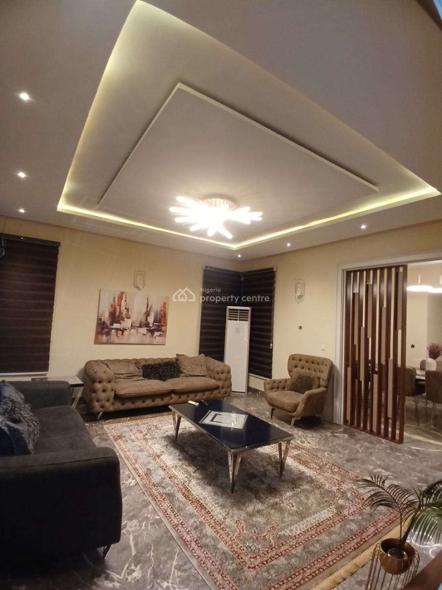 Fully Furnished 4 Bedroom Detached Duplex with 1room Bq, Guzape Abuja Diplomatic Zone, Guzape District, Abuja, Terraced Duplex for Rent