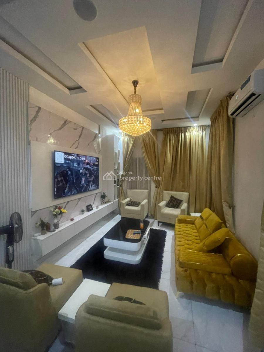 3 Bedroom Fully Detached Duplex with Bq, Chevron, Lekki, Lagos, Detached Duplex Short Let