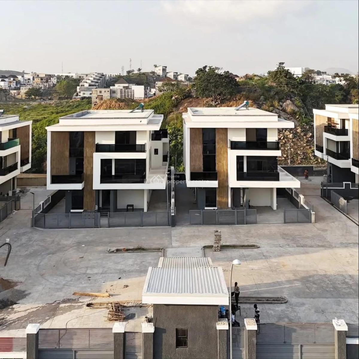 Newly Built Fully Detached 6 Bedroom Duplex with Bq, Guzape Hills, Guzape District, Abuja, Detached Duplex for Sale