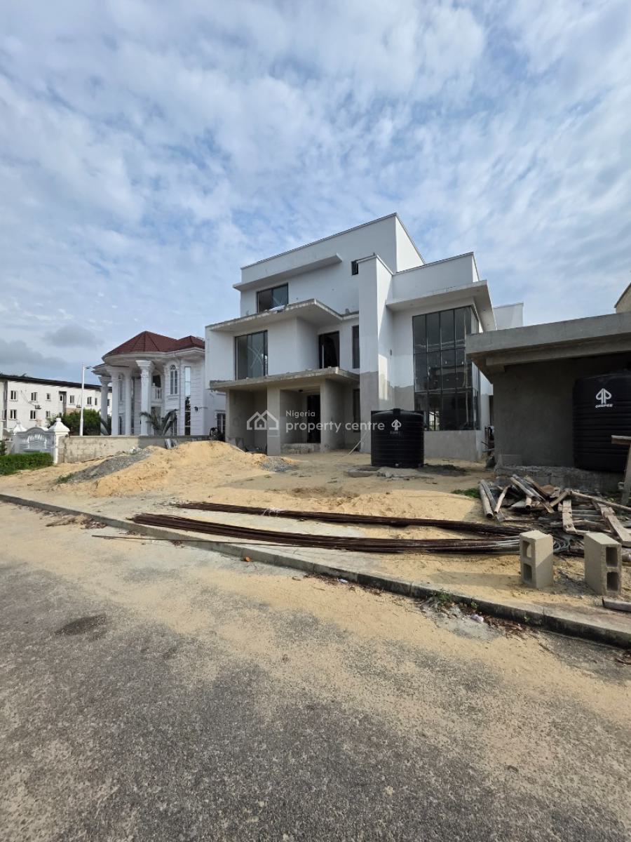 Luxury 5 Bedroom Detached Duplex with Elevator + Cinema + Pool, Royal Garden Estate, Ajah, Lagos, Detached Duplex for Sale