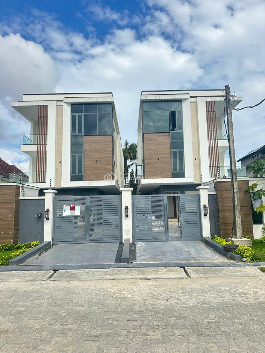 Exquisite Spacious 5 Bedroom Fully Detached Duplex with Bq, Cinema, Lekki Phase 1, Lekki, Lagos, Detached Duplex for Sale