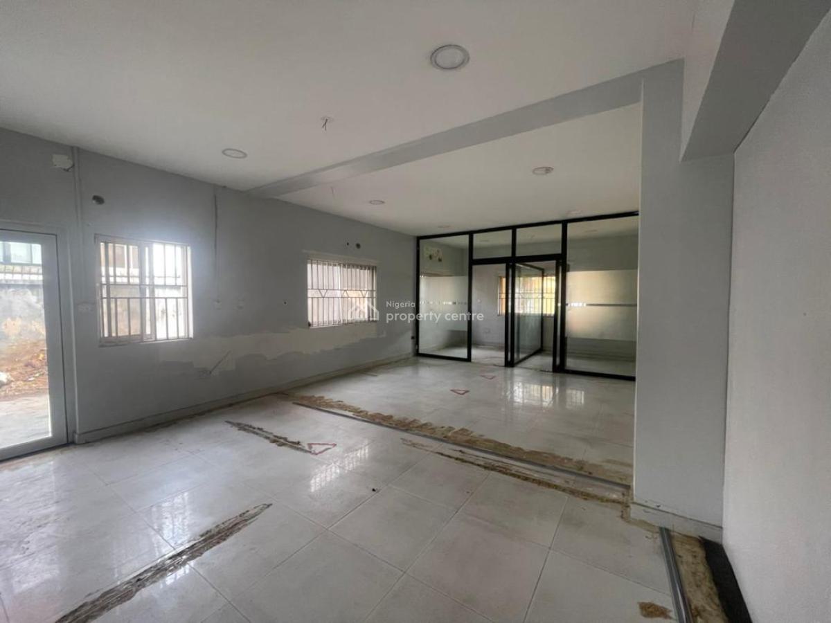 a Well Situated Massive Cornerpiece Detached Open-plan Bungalow, Lekki Phase 1, Lekki, Lagos, Office Space for Rent