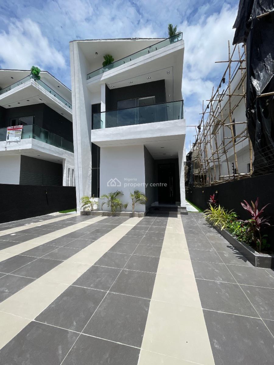 Contemporary 5 Bedroom Detached Duplex with Bq and Pool, Ajah Lagos, Ajah, Lagos, Detached Duplex for Sale