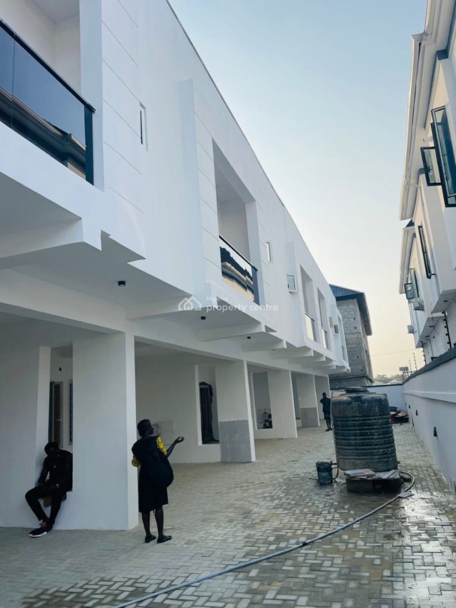 Newly Built  3 Bedroom Terrace Duplex with Excellent Facilities, Along Dkk Supermarket, Sangotedo, Ajah, Lagos, Terraced Duplex for Sale