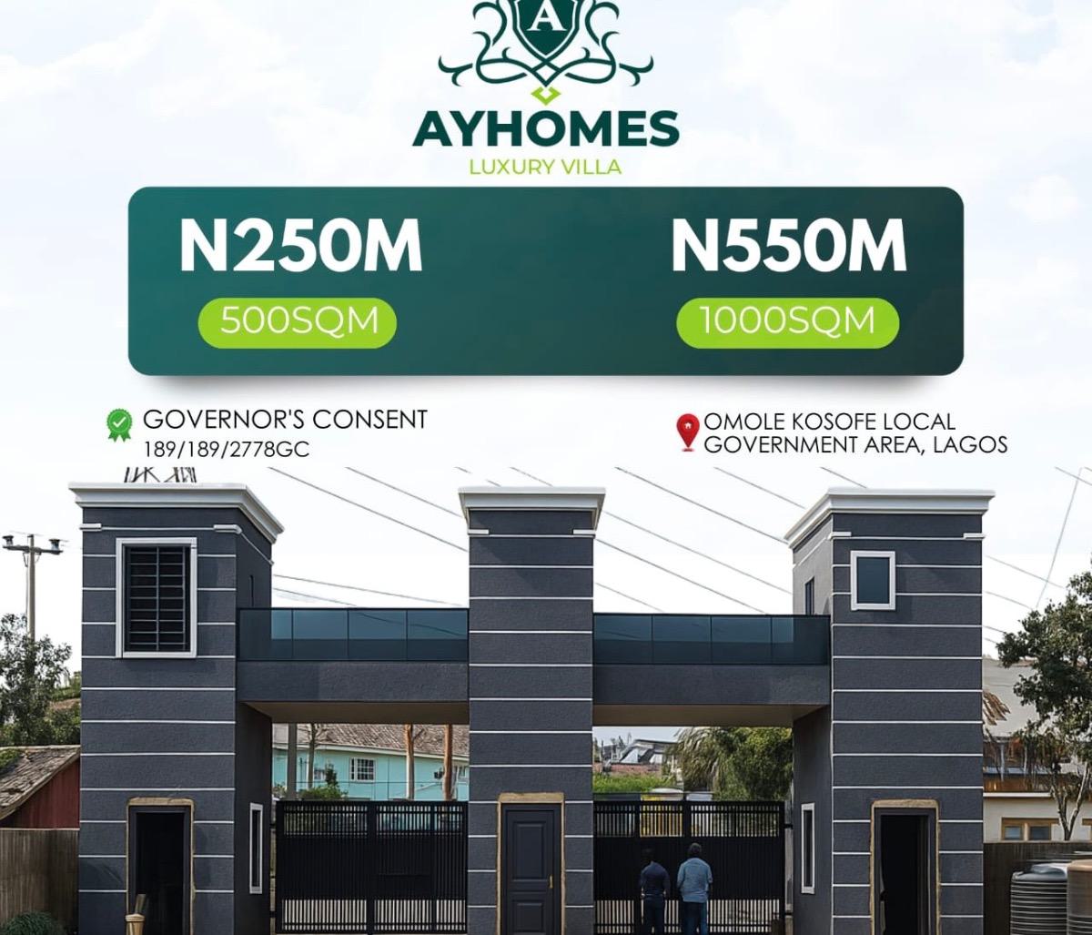 Get an Exclusive Luxury Land with Good Title Beside Omole 2, Buy & Build Land  Situated Amidst Major Development, Omole Phase 2, Ikeja, Lagos, Mixed-use Land for Sale