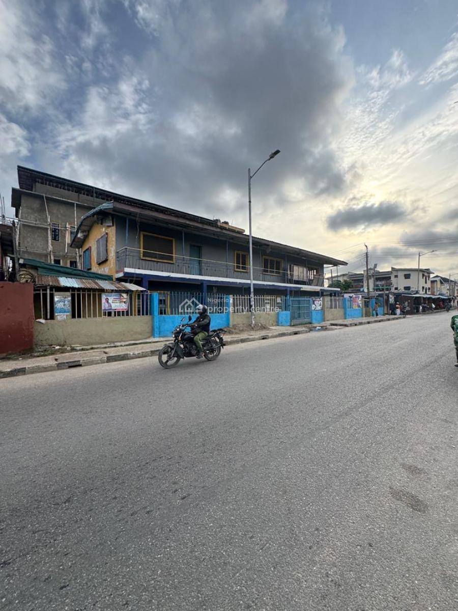 Corner Piece Demolishable Building, Perfect for Commercial Or Residential, Ilasamaja, Mushin, Lagos, Block of Flats for Sale