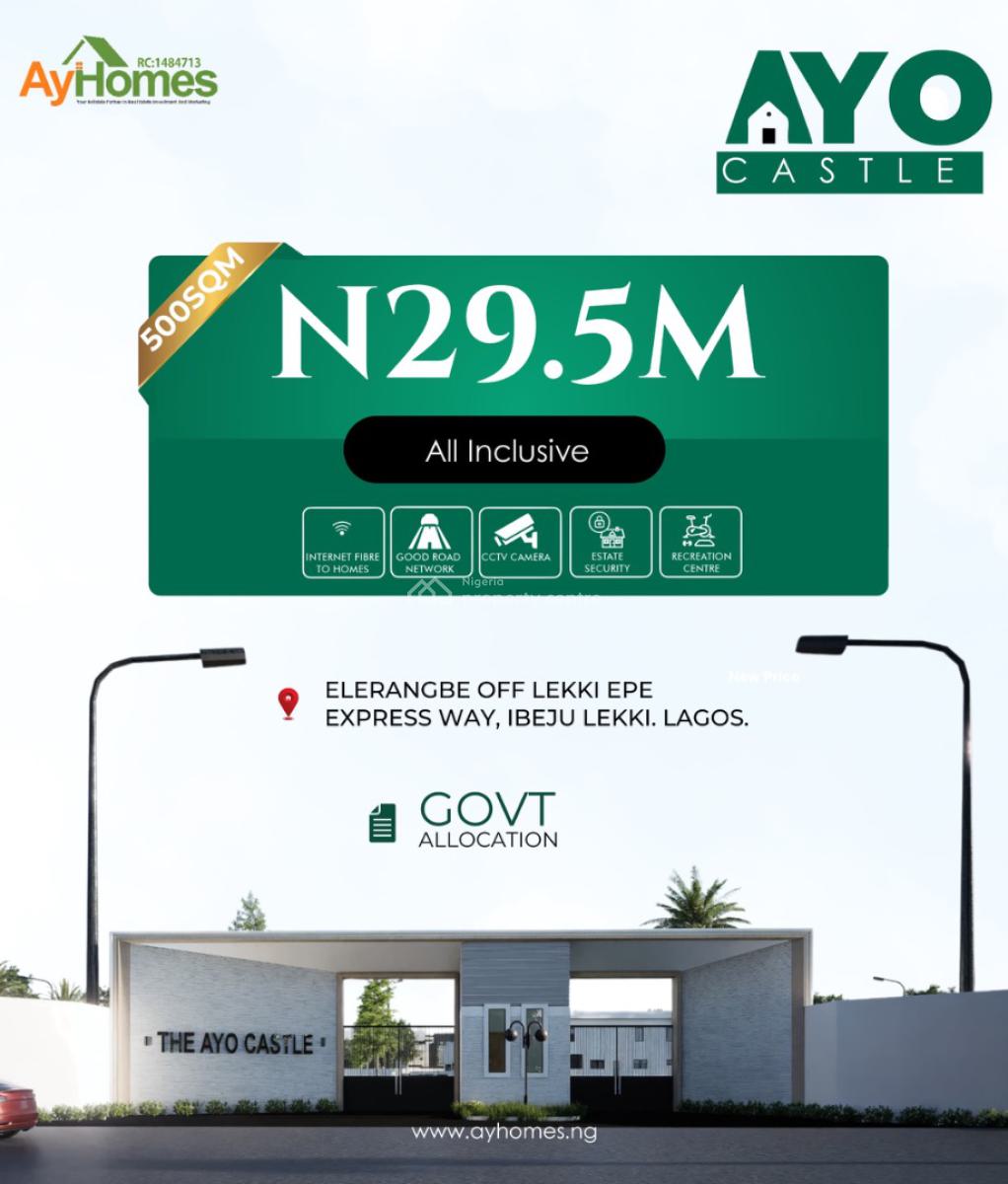 Save Up to N4.5m per Plot: Own an Affordable Land with Good Title., Secure a Plot with N5m, 5 Minutes Drive From Lekki Expressway, Eleranigbe, Ibeju Lekki, Lagos, Mixed-use Land for Sale