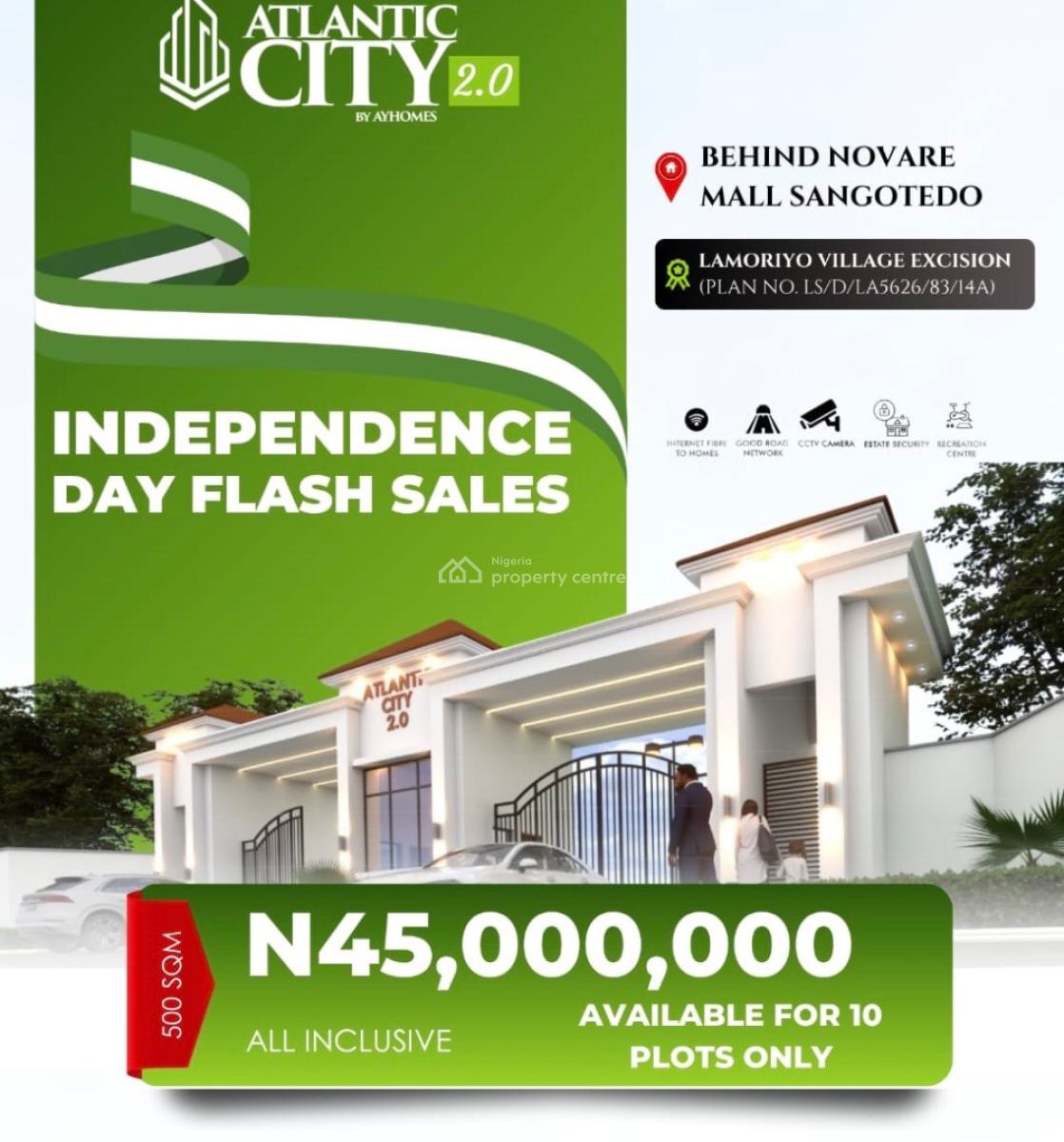 Enjoy 10% Discount Offer: Own a Good Title Land in a Good Area, Sangotedo, Ajah, Lagos, Residential Land for Sale